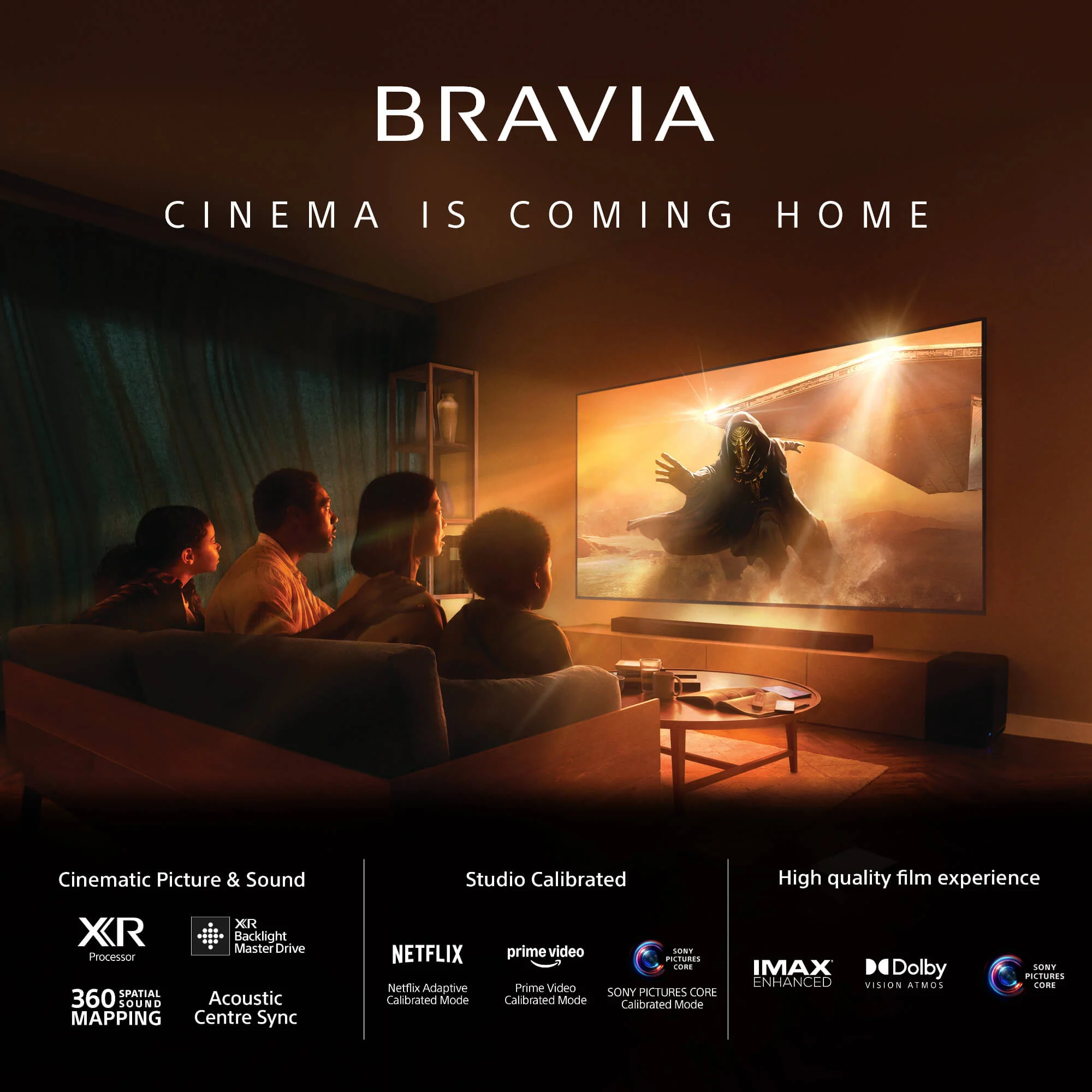 Sony | BRAVIA 5 | 65 inch | XR Processor | Mini LED | 4K Ultra HD | High Dynamic Range (HDR) | Smart TV (Google TV) - Image 3